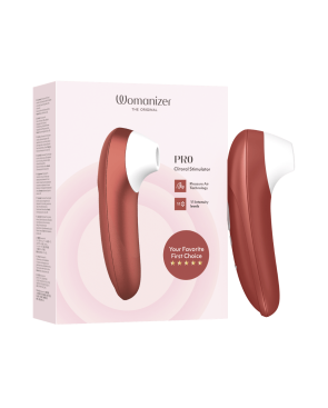 Stimulateur clitoridien sans contact  Pro rouge 11 intensités – Womanizer