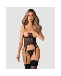 Euridia corset et string - Noirs Euridia corset et string - Noirs