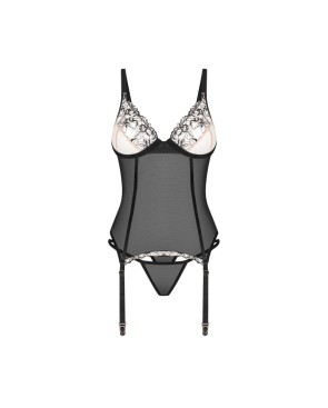 Vila blanes corset et string - Noirs