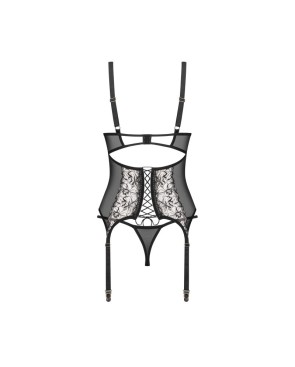Vila blanes corset et string - Noirs