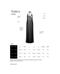 Nuites robe longue - Noire Nuites robe longue - Noire