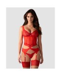 Cupide Desir corset et string - Rouge Cupide Desir corset et string - Rouge