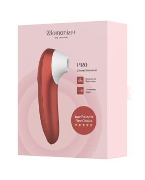 Stimulateur clitoridien sans contact  Pro rouge 11 intensités – Womanizer