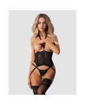 Alliane corset et string - Noirs Alliane corset et string - Noirs