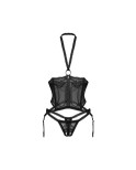 Alliane corset et string - Noirs Alliane corset et string - Noirs