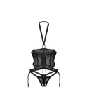 Alliane corset et string - Noirs Alliane corset et string - Noirs