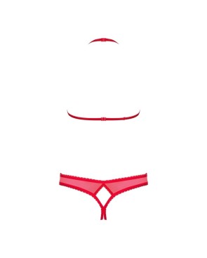 870-SEC-3 Ensemble ouvert 2 pcs - Rouge