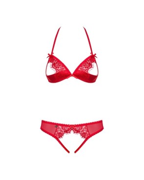 870-SEC-3 Ensemble ouvert 2 pcs - Rouge