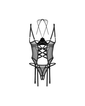 Dominna corset et string ouverts