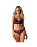 Tulia Ensemble 2 pcs - Noir et Fuchsia