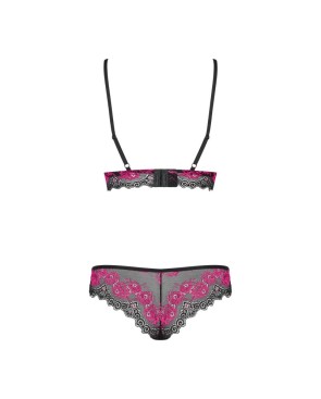 Tulia Ensemble 2 pcs - Noir et Fuchsia