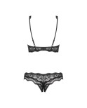 Luvae Ensemble ouvert 2 pcs - Noir Luvae Ensemble ouvert 2 pcs - Noir