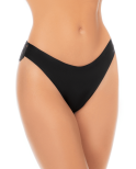 Tanga invisible noir avec dos en dentelle - Mapalé Tanga invisible noir avec dos en dentelle - Mapalé