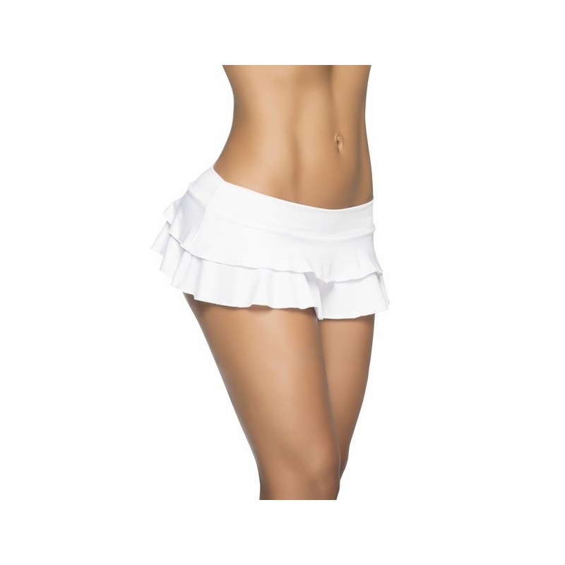 Jupette double fronce White Jupette double fronce White