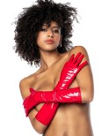 Gants en vinyle rouge Gants en vinyle rouge