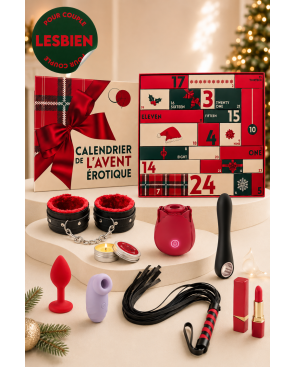 Calendrier de l’Avent érotique 24 surprises pour couple lesbien - 2026