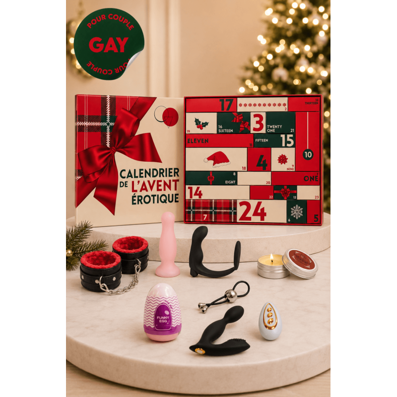 Calendrier de l’Avent érotique 24 surprises pour couple gay - 2026 Calendrier de l’Avent érotique 24 surprises pour couple gay - 2026