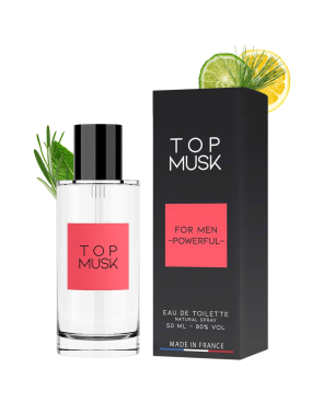 TOP MUSK Eau de Toilette de Séduction pour Homme 50 ml - RUF