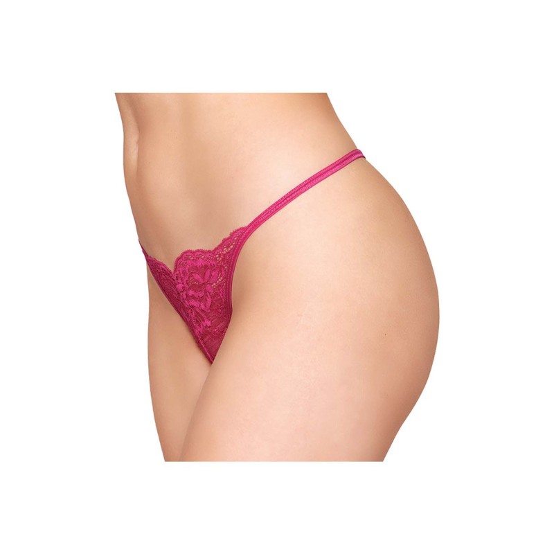 String ficelle rouge avec chaine strass String ficelle rouge avec chaine strass