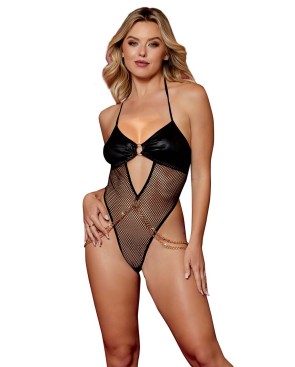 Body string avec chaine doré à la taille 
