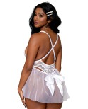 Body dentelle blanc avec tulle amovible Body dentelle blanc avec tulle amovible