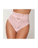 String dentelle taille haute rose String dentelle taille haute rose