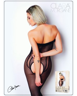 Bodystocking fantaisie sans manche - Le Numéro 20 - Collection Bodystocking 
