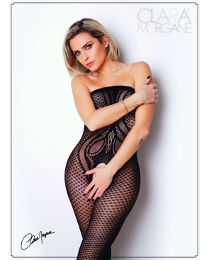Bodystocking fantaisie sans manche - Le Numéro 20 - Collection Bodystocking 