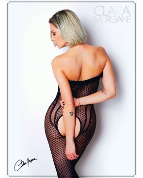 Bodystocking fantaisie sans manche - Le Numéro 20 - Collection Bodystocking 