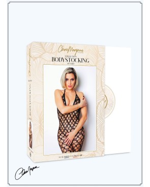 Bodystocking  en résille avec maille  large - Le Numéro 11 - Collection Bodystocking 