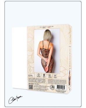 Combinaison en résille aspect toile araignée -  Le Numéro 7 - Collection Bodystocking 