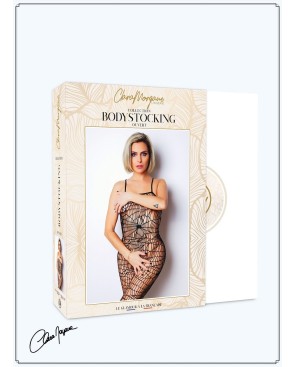 Combinaison en résille aspect toile araignée -  Le Numéro 7 - Collection Bodystocking 