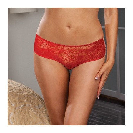 Panty taille basse, ouvert, fronces au dos