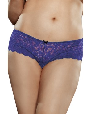 Boyshort dentelle ouvert 