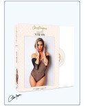 Body noir avec manches 3/4 - Le Numéro 2 - Collection Strass Body noir avec manches 3/4 - Le Numéro 2 - Collection Strass