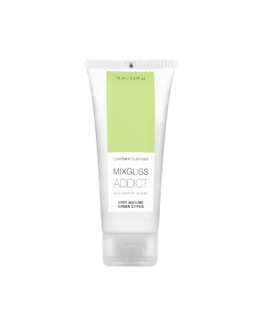 Lubrifiant Mixgliss eau Addict Vert agrume 70 ML 