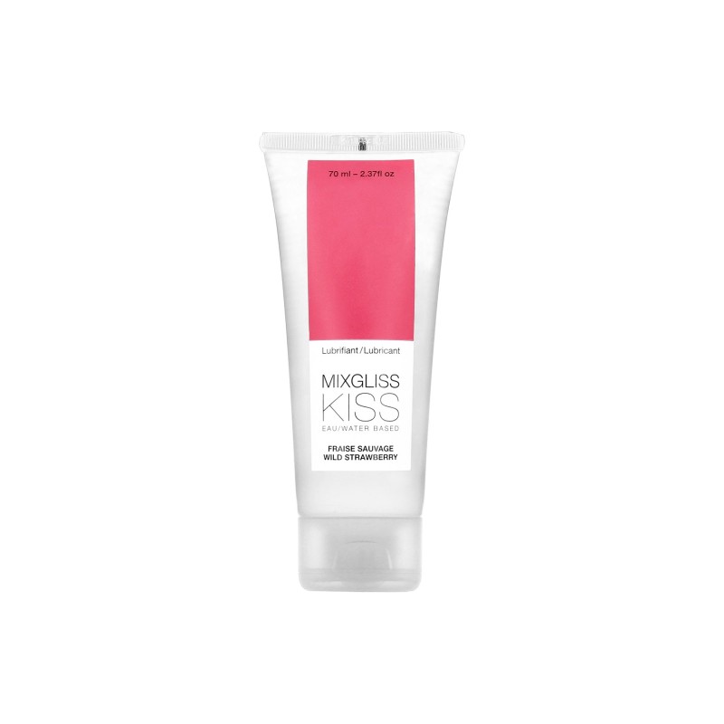 Lubrifiant Mixgliss eau Kiss Fraise sauvage 70 ML 