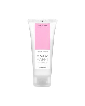 Lubrifiant Mixgliss eau Sweet Bubble Gum 70 ML 
