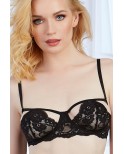 Soutien-gorge ajouré noir Soutien-gorge ajouré noir