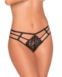 String dentelle noir aux multiples lanières 