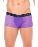 Boxer violet en dentelle délicate Boxer violet en dentelle délicate