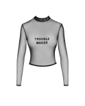 F389 Top transparent noir F389 Top transparent noir