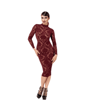 F384 Kink Royal Robe mi-longue