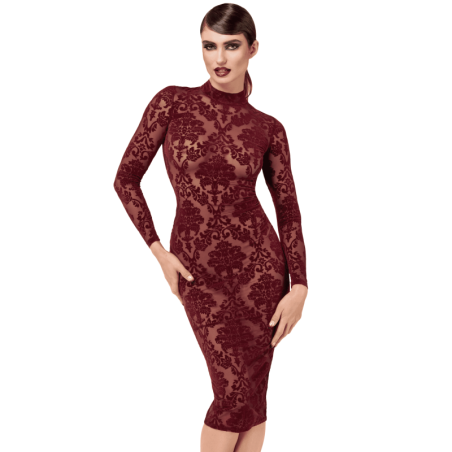F384 Kink Royal Robe mi-longue