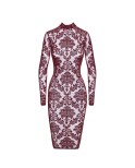 F384 Kink Royal Robe mi-longue F384 Kink Royal Robe mi-longue