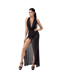 F373 Onyx Robe longue liquide F373 Onyx Robe longue liquide