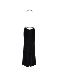 F373 Onyx Robe longue liquide F373 Onyx Robe longue liquide