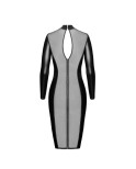 F371 Luxuria robe mi-longue cristal transparente F371 Luxuria robe mi-longue cristal transparente