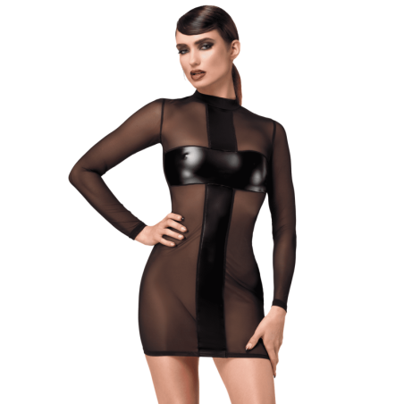 F369 Crossfire Mini Robe en maille et wetlook