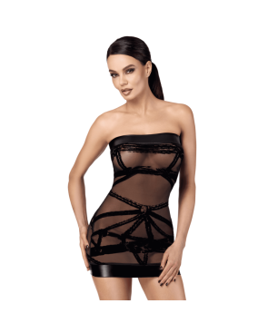 F359 Bondesque Mini robe épaule dénudée